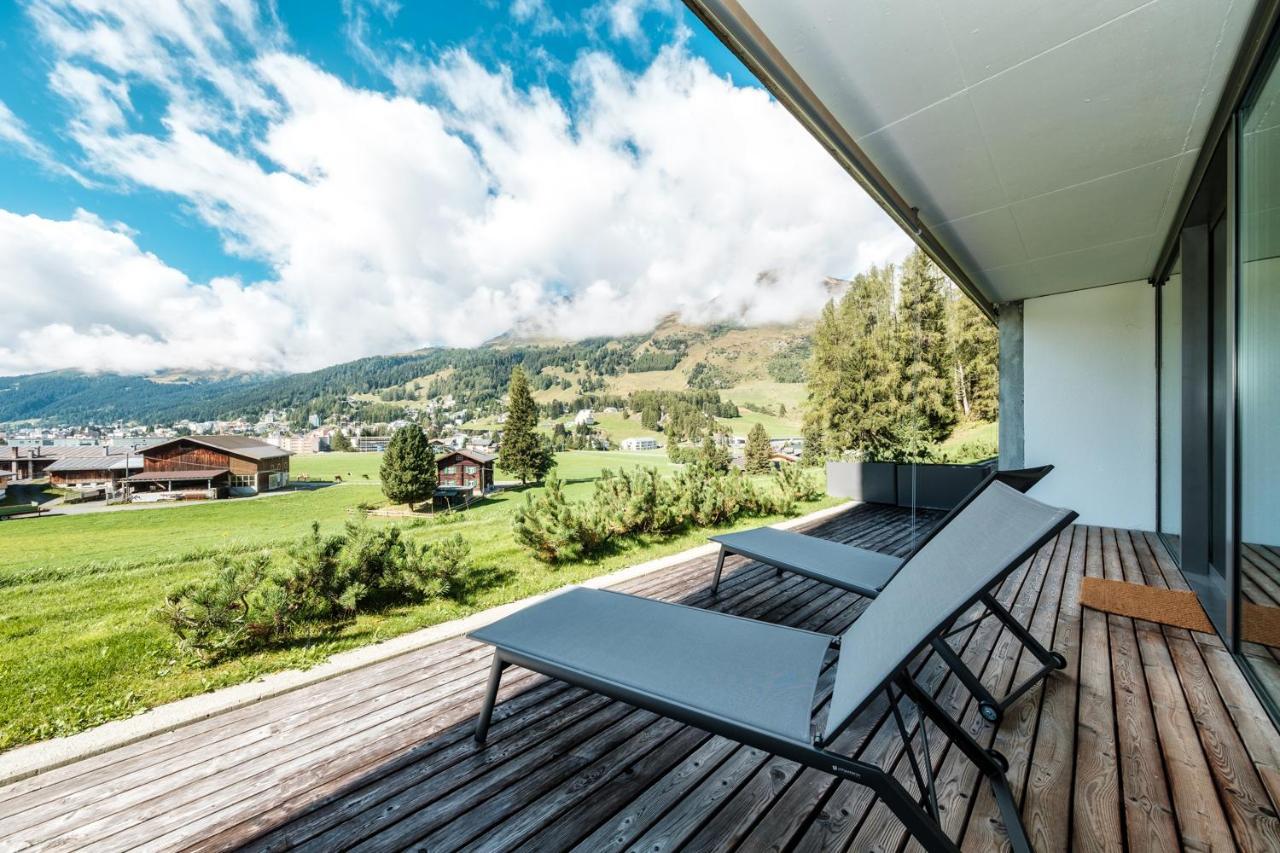 Luxury Panorama Apartment With Alpengold Spa Access Davos Eksteriør bilde