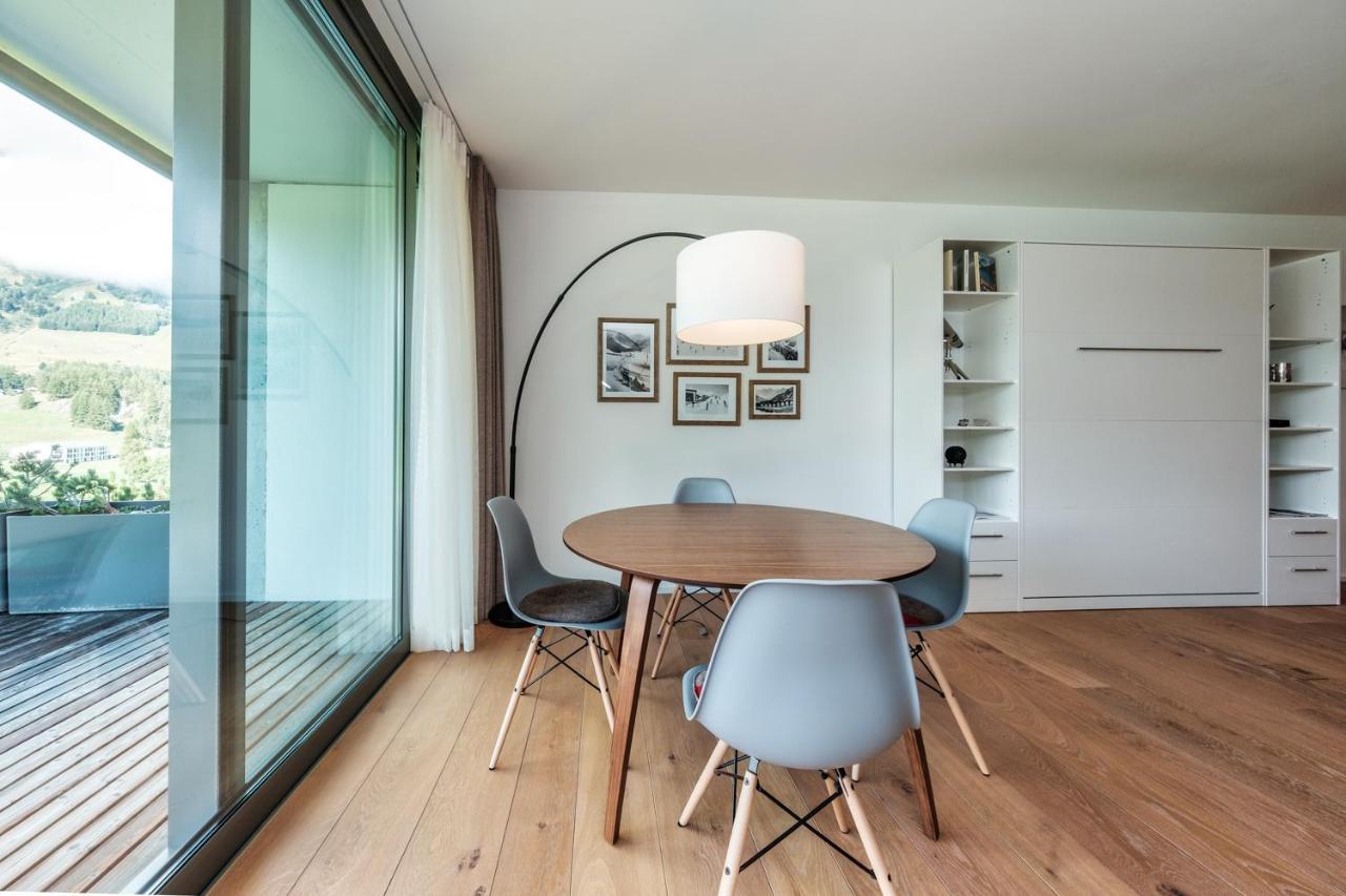 Luxury Panorama Apartment With Alpengold Spa Access Davos Eksteriør bilde