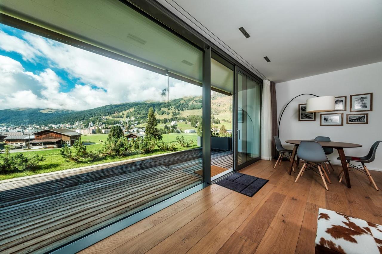 Luxury Panorama Apartment With Alpengold Spa Access Davos Eksteriør bilde