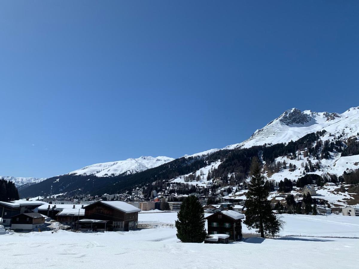 Luxury Panorama Apartment With Alpengold Spa Access Davos Eksteriør bilde