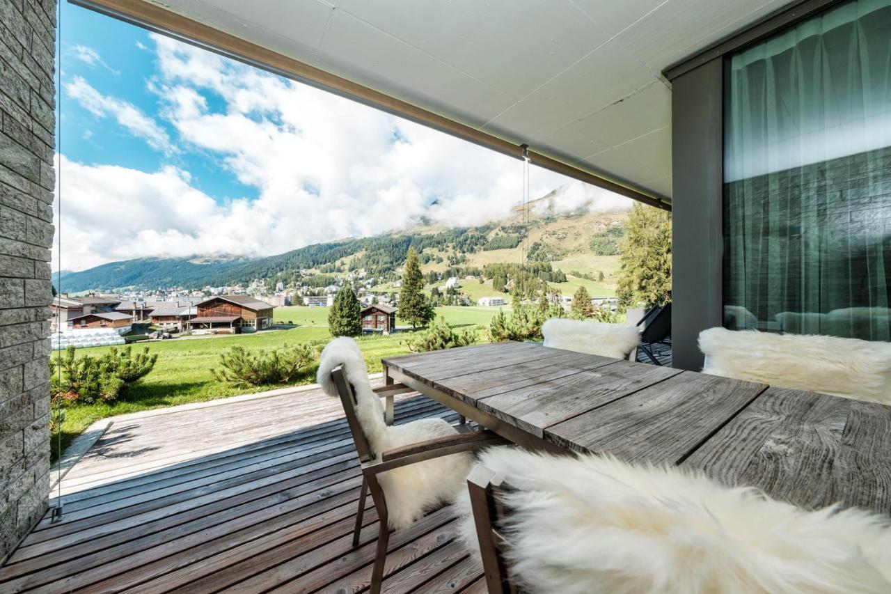 Luxury Panorama Apartment With Alpengold Spa Access Davos Eksteriør bilde