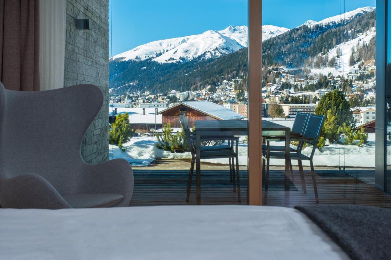 Luxury Panorama Apartment With Alpengold Spa Access Davos Eksteriør bilde